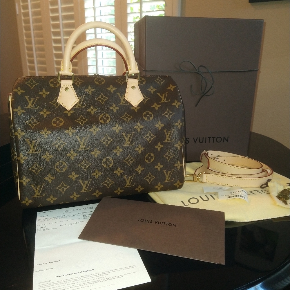 SOLD - LOUIS VUITTON SPEEDY Bandouliere 30 NWT